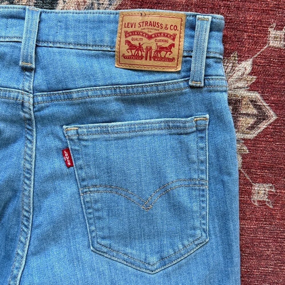 LEVI’S 726 High Rise Flare Jeans Size 30 - Picture 10 of 13